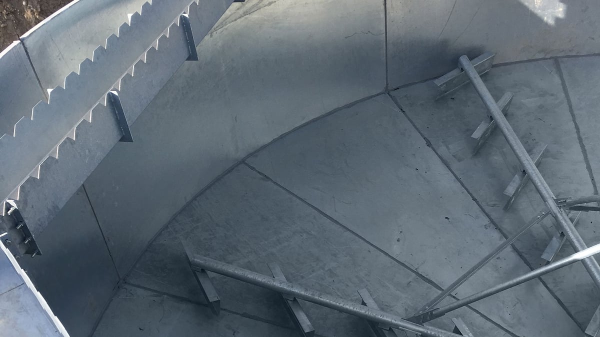 Diefenbach Galvanized Thickener Tank